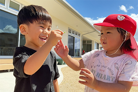 みんなと仲良く遊べる子